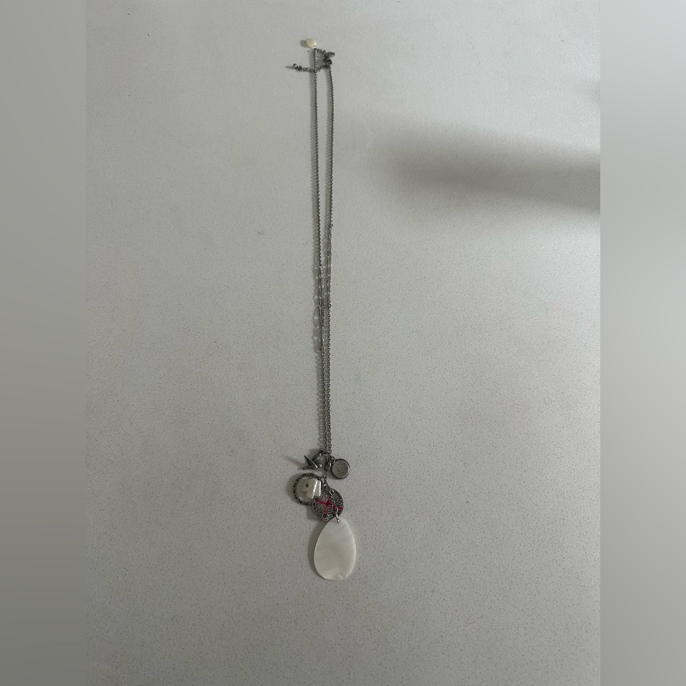 American Eagle Outfitters Silver Charm Necklace